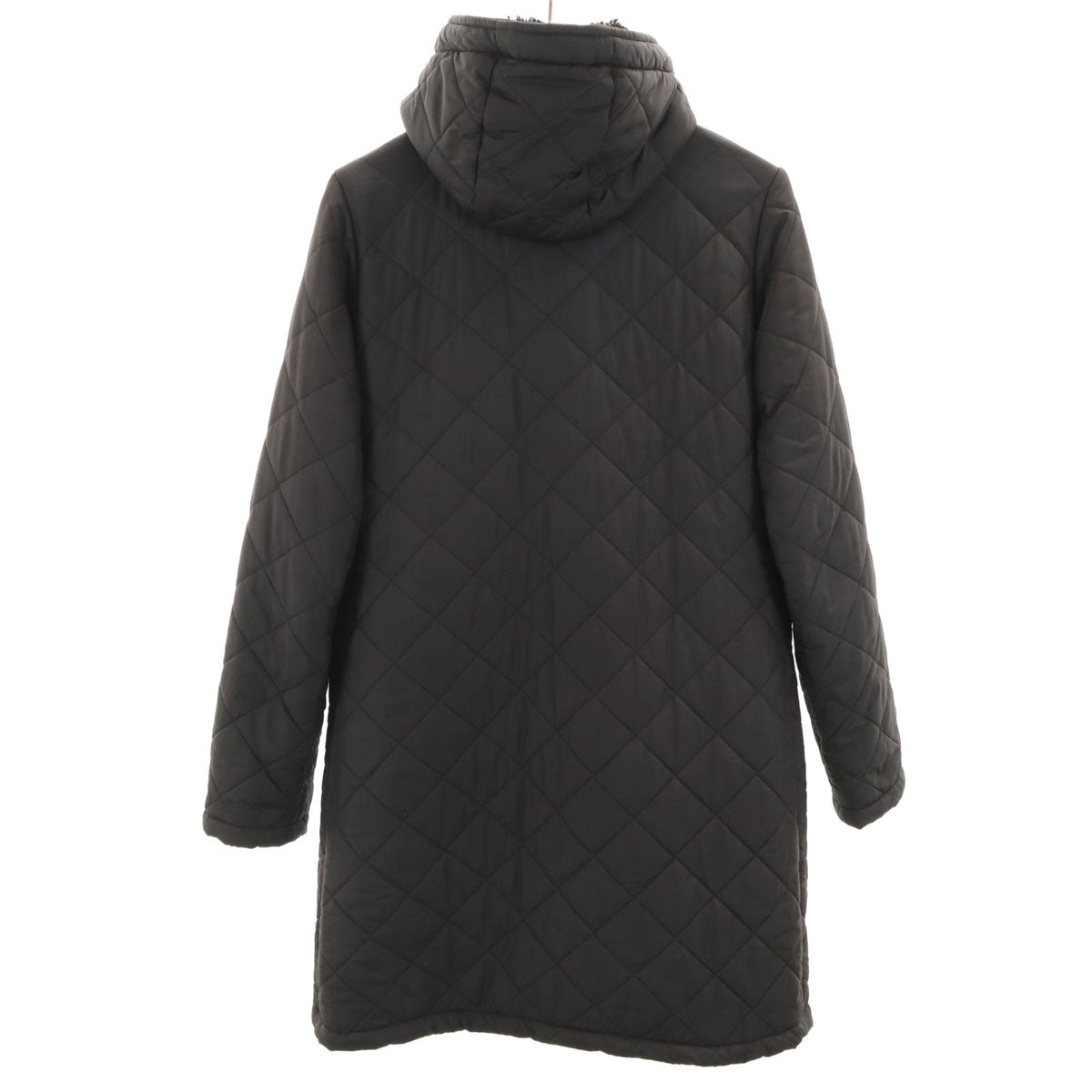 MACKINTOSH SCOTLAND マッキントッシュスコットランド USA製 キルティングコート 36 ブラック 裏ボア レディース