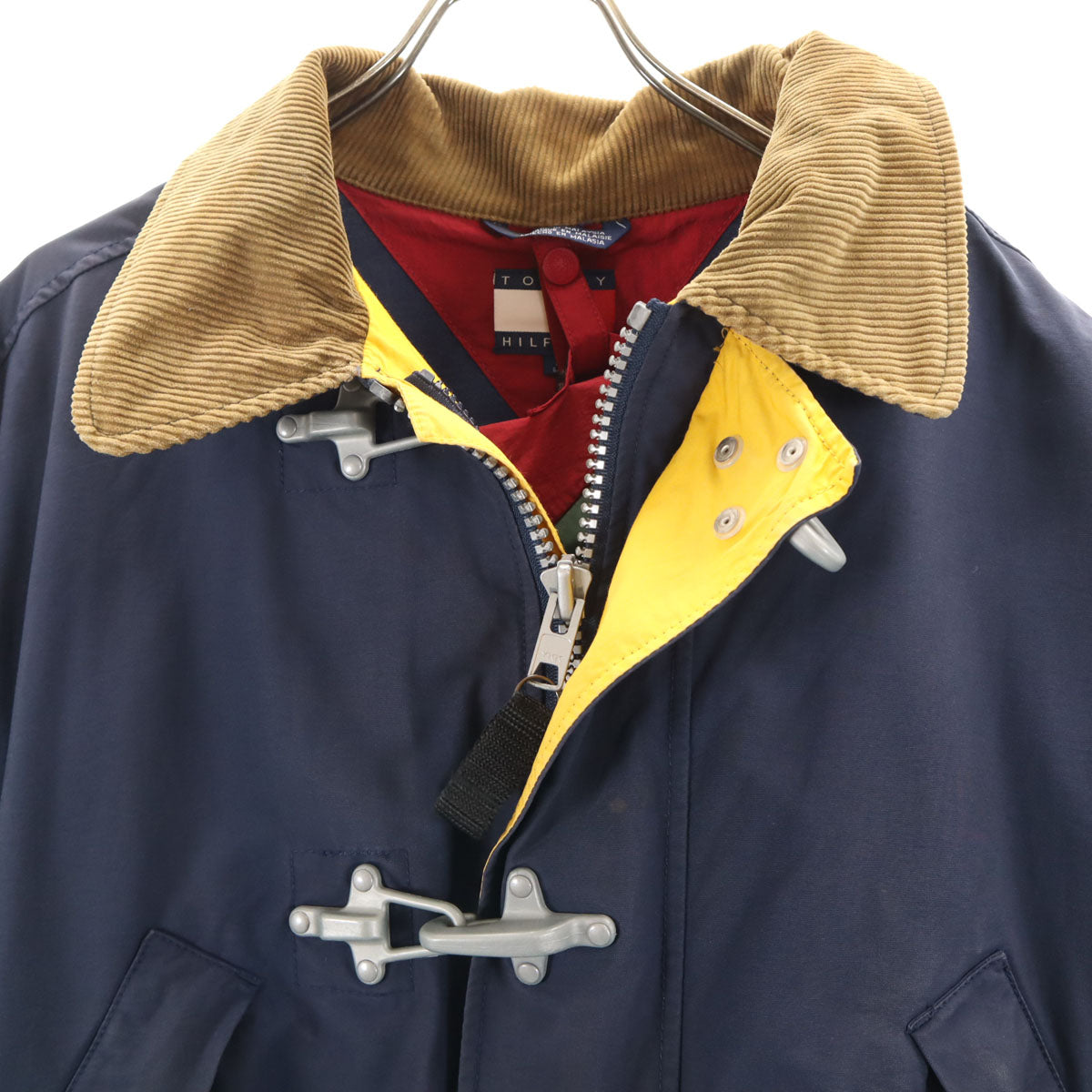 TOMMY HILFIGER トミーヒルフィガー 3WAY ファイヤーマン ジャケット L ネイビー メンズ
