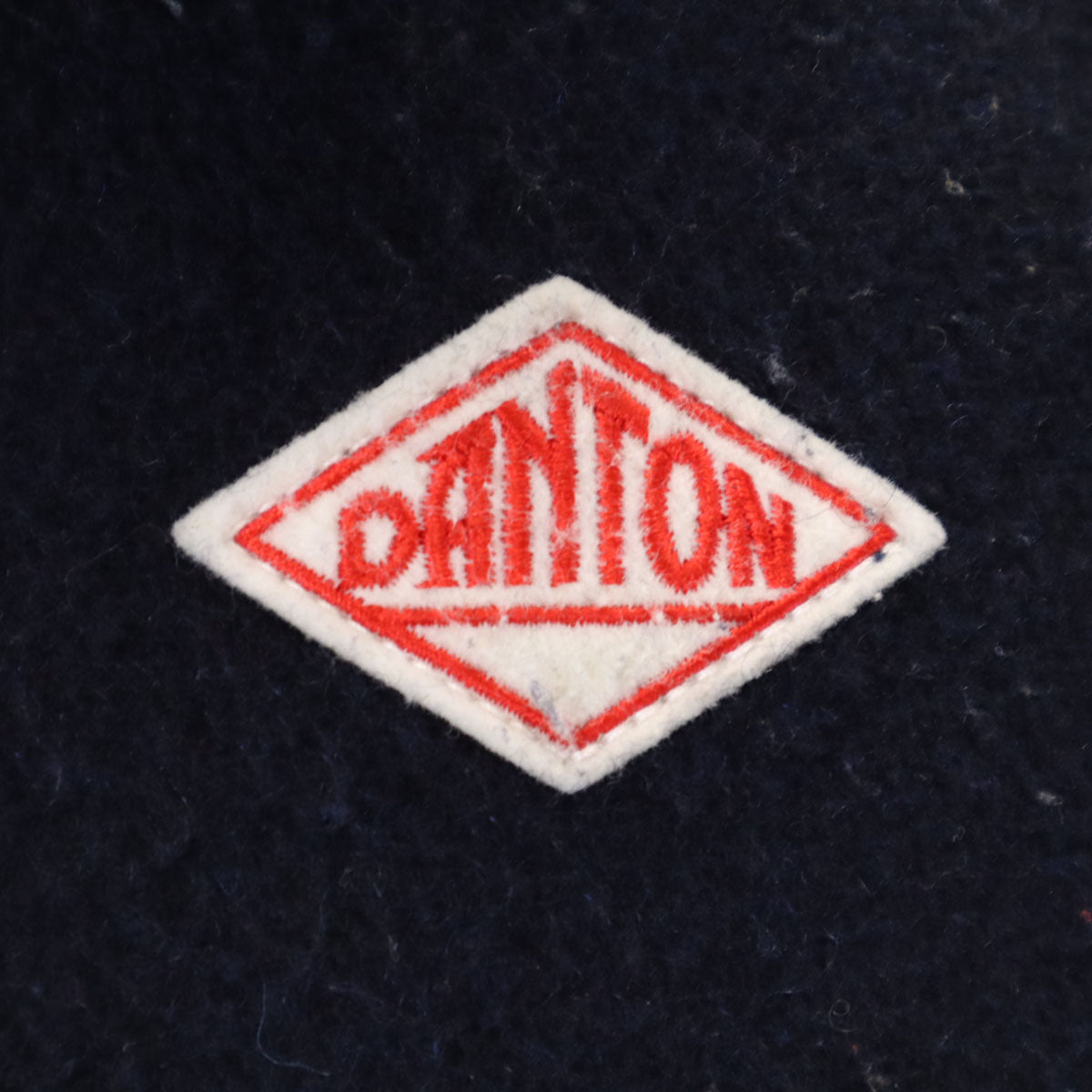 Danton ダントン 日本製 ウールモッサ コート 38 ネイビー レディース