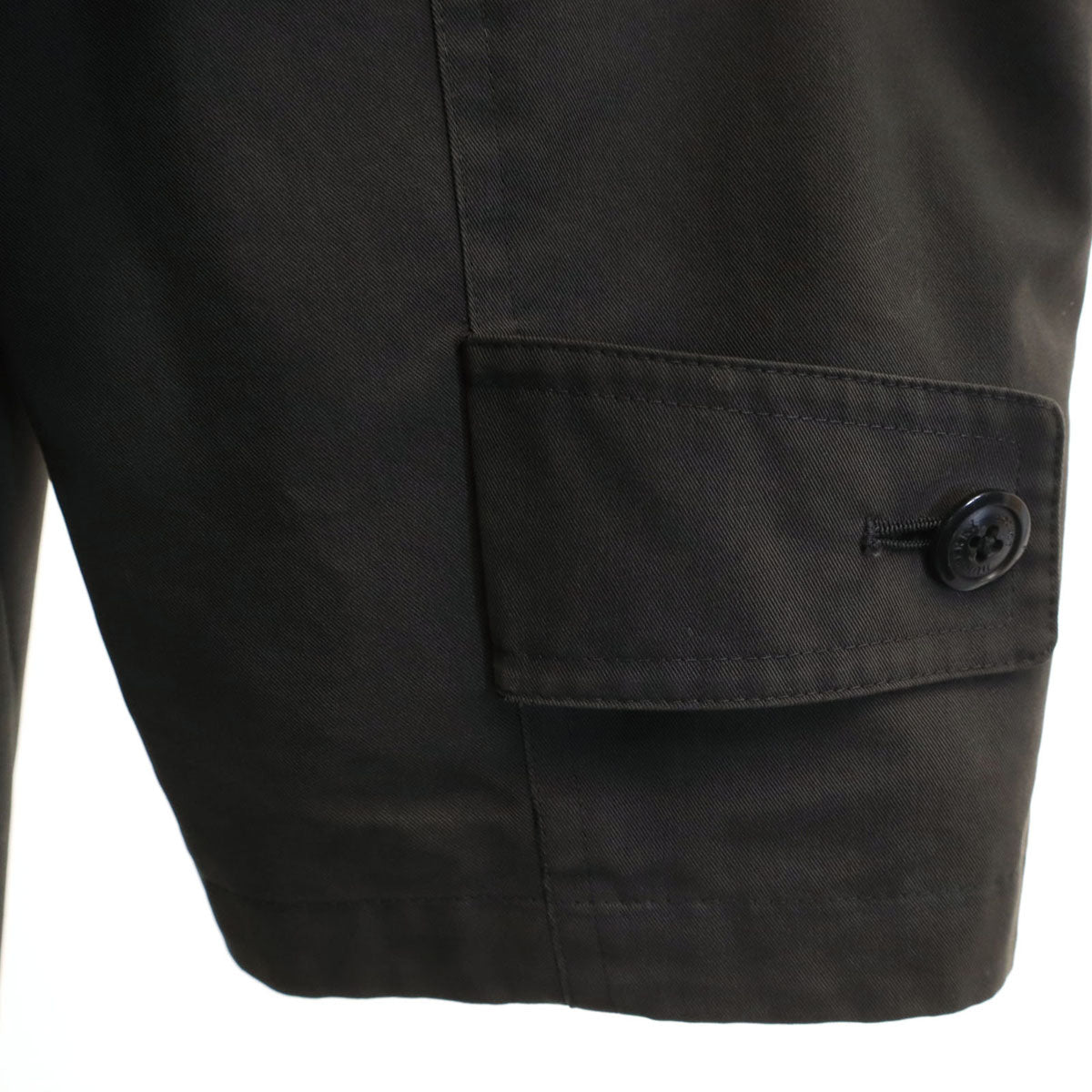 BURBERRY LONDON バーバリーロンドン 日本製 フーデッド コート L チャコールブラック 三陽商会 ライナー付き メンズ