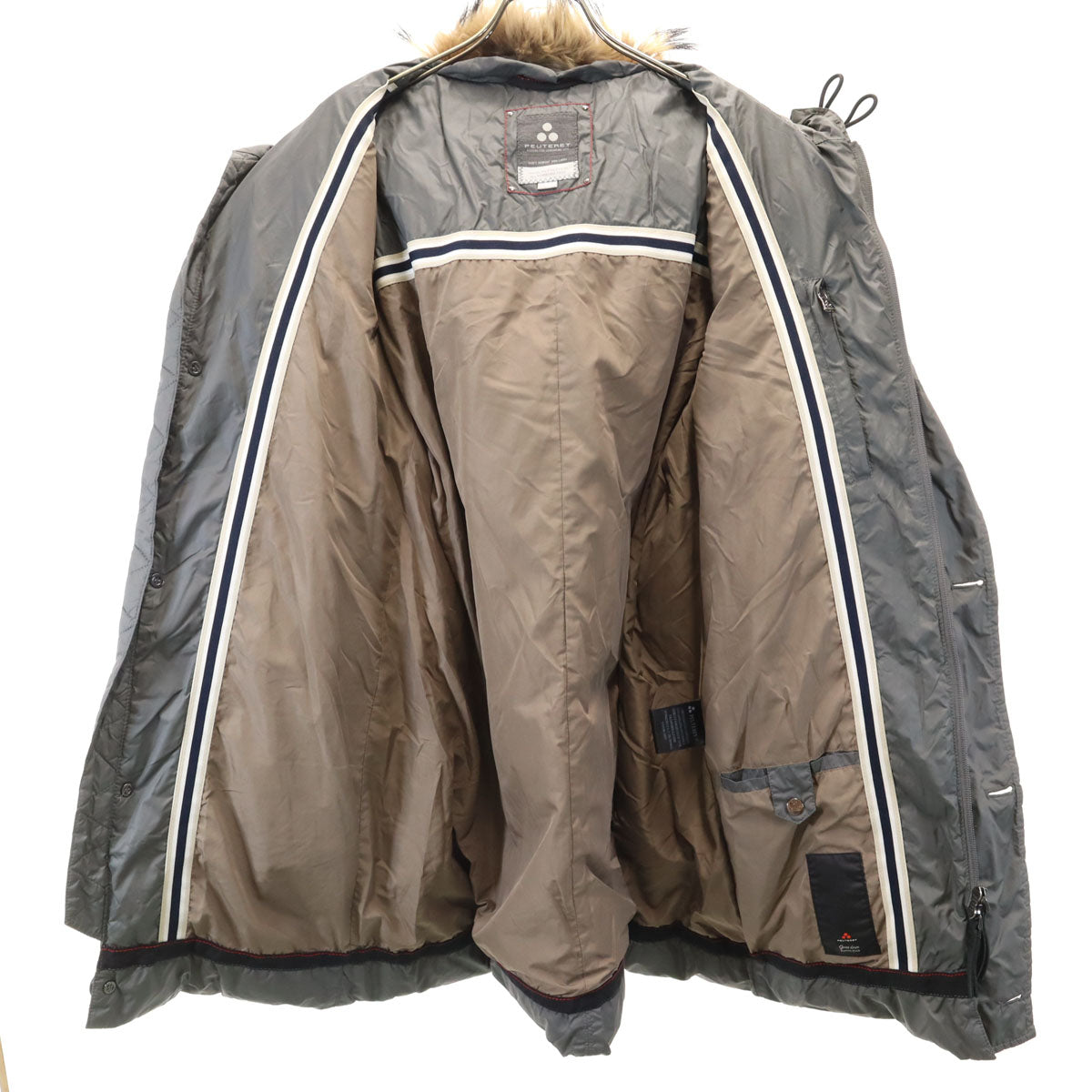 PEUTEREY ピューテリー ダウンコート 50 チャコールグレー メンズ