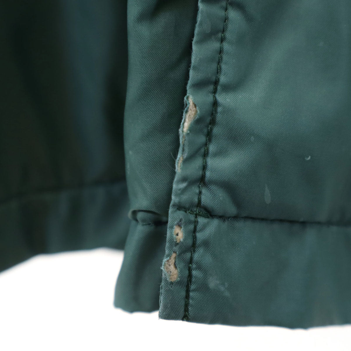 adidas アディダス 80s ヴィンテージ バックトレフォイルロゴ 中綿コート L グリーン デサント 裏ボア メンズ