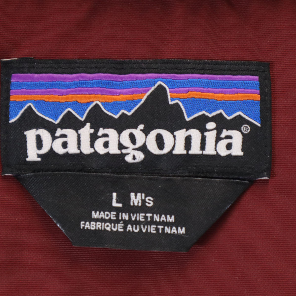 patagonia パタゴニア イスマス 中綿ジャケット L ワインレッド系 27022FA22 アウトドア 裏ボア メンズ
