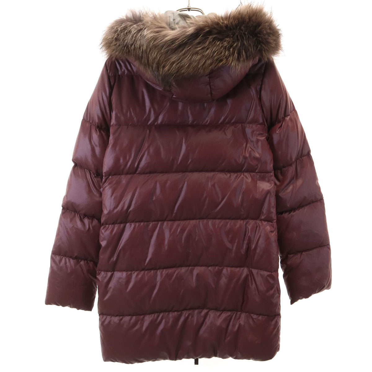 DUVETICA デュベティカ kappa ダウンコート 40 ボルドー ラクーンファー付き レディース