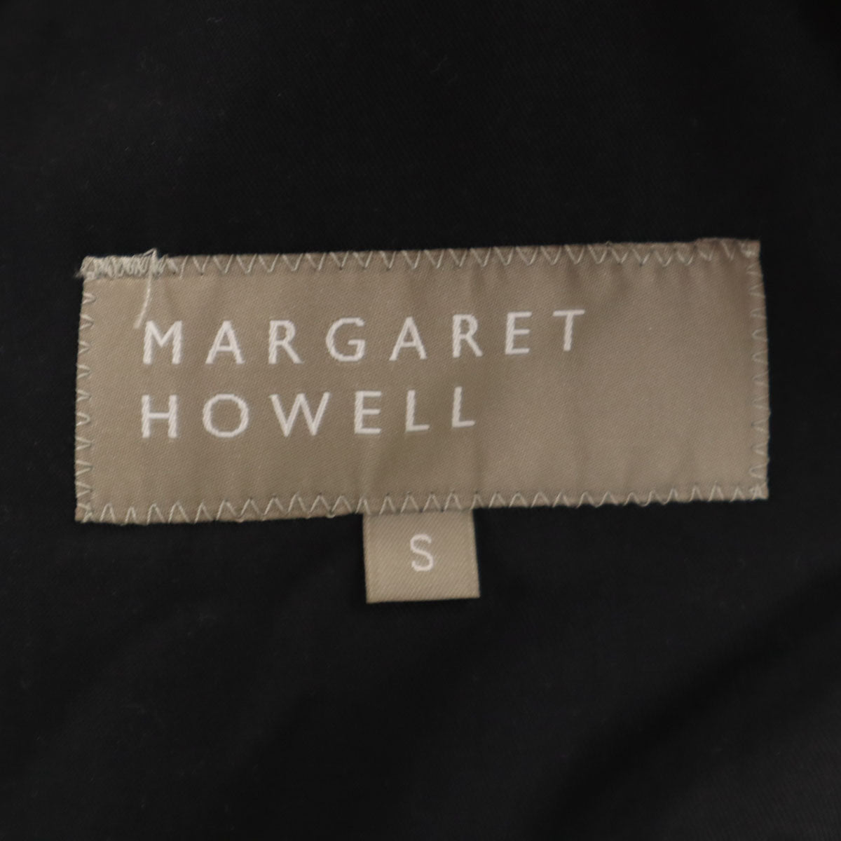 MARGARET HOWELL マーガレットハウエル ウールブレンド ステンカラーコート S ベージュ メンズ