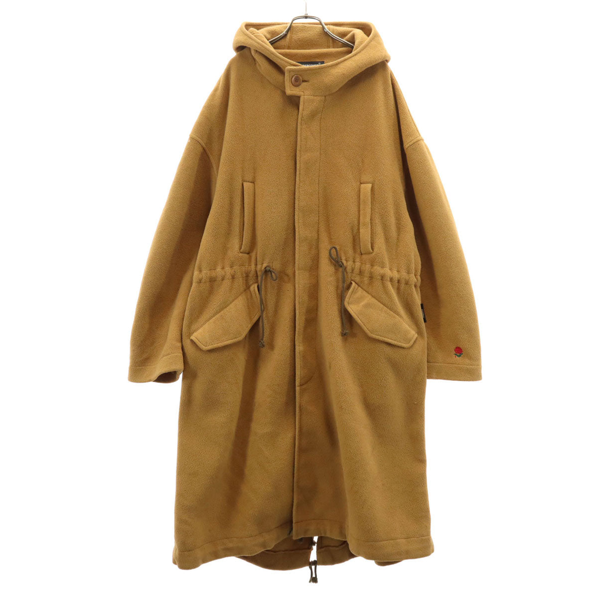 UNDERCOVER JUN TAKAHASHI アンダーカバー ジュンタカハシ 日本製 時計じかけのオレンジ アレックス フリースパッチプリント モッズコート 3 ブラウン系 ポーラーテック メンズ