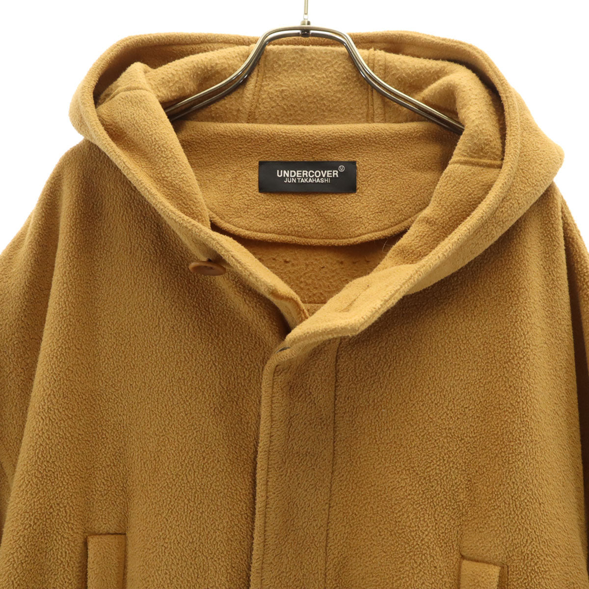 UNDERCOVER JUN TAKAHASHI アンダーカバー ジュンタカハシ 日本製 時計じかけのオレンジ アレックス フリースパッチプリント モッズコート 3 ブラウン系 ポーラーテック メンズ