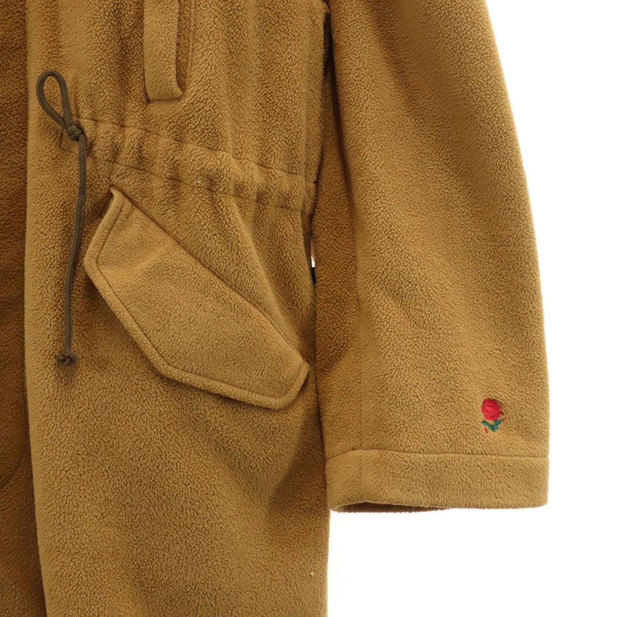 UNDERCOVER JUN TAKAHASHI アンダーカバー ジュンタカハシ 日本製 時計じかけのオレンジ アレックス フリースパッチプリント モッズコート 3 ブラウン系 ポーラーテック メンズ