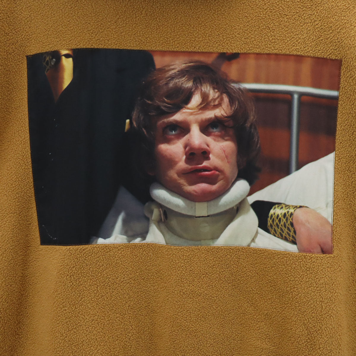 UNDERCOVER JUN TAKAHASHI アンダーカバー ジュンタカハシ 日本製 時計じかけのオレンジ アレックス フリースパッチプリント モッズコート 3 ブラウン系 ポーラーテック メンズ