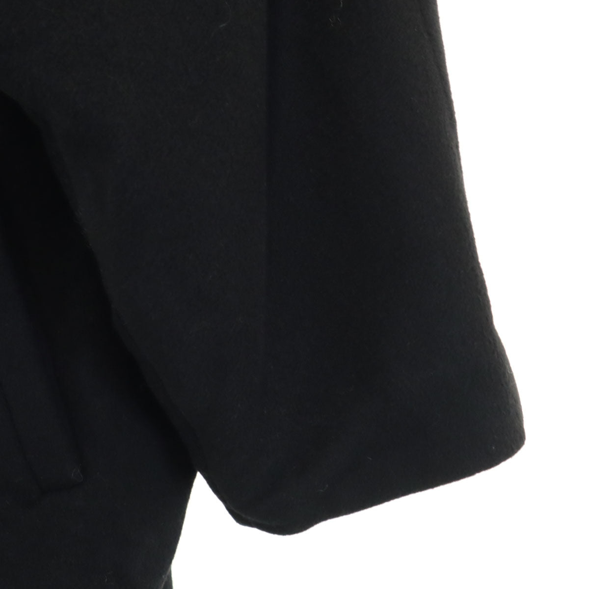 美品 ISSEY MIYAKE イッセイミヤケ 90s 日本製 ウールブレンド オールド ドルマン コート M ブラック レディース