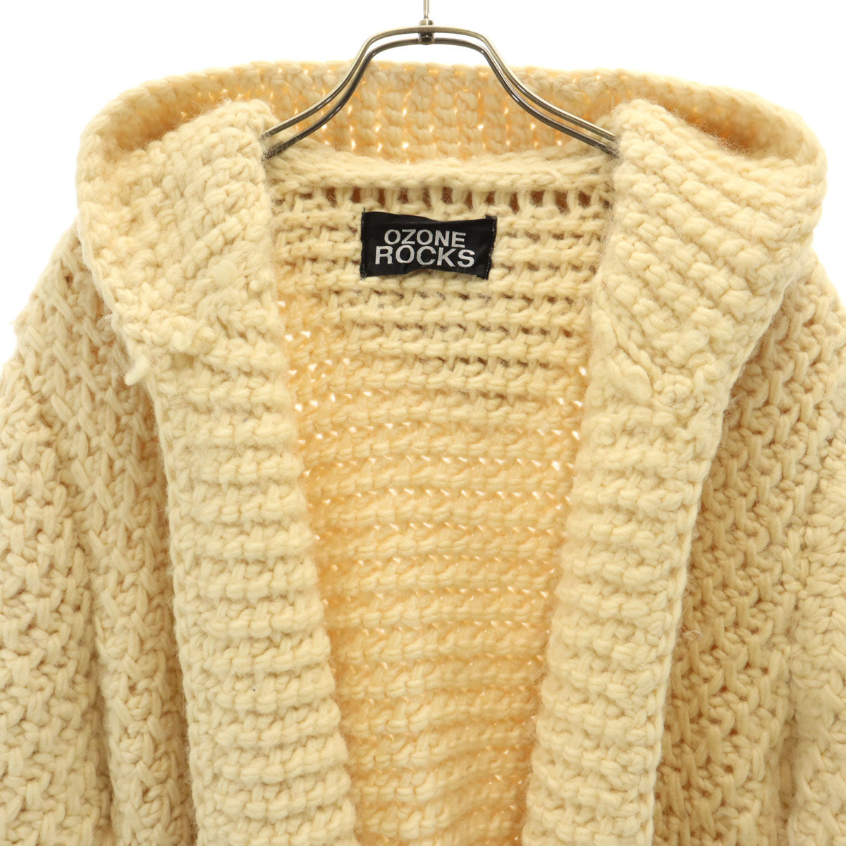 OZONE ROCKS オゾンロックス ニット ガウンコート ベージュ オゾンコミュニティ レディース
