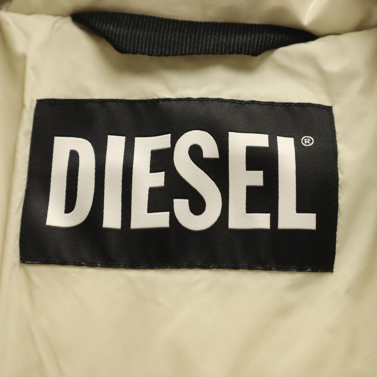 DIESEL ディーゼル 中綿コート M ホワイト レディース