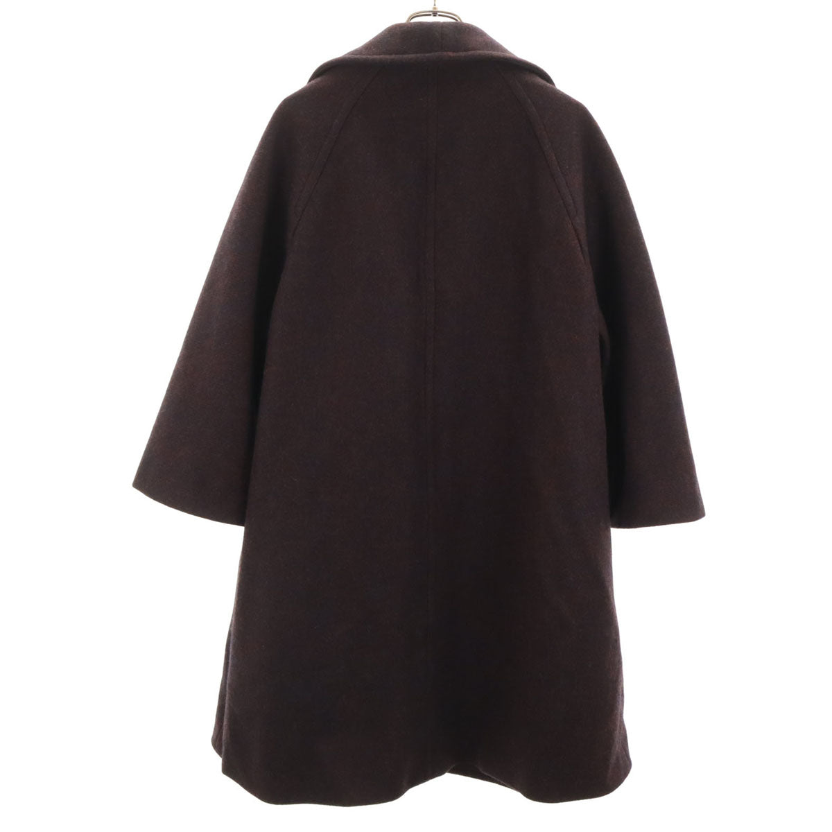 美品 CELINE セリーヌ フランス製 ウールコート 38 ブラウン レディース