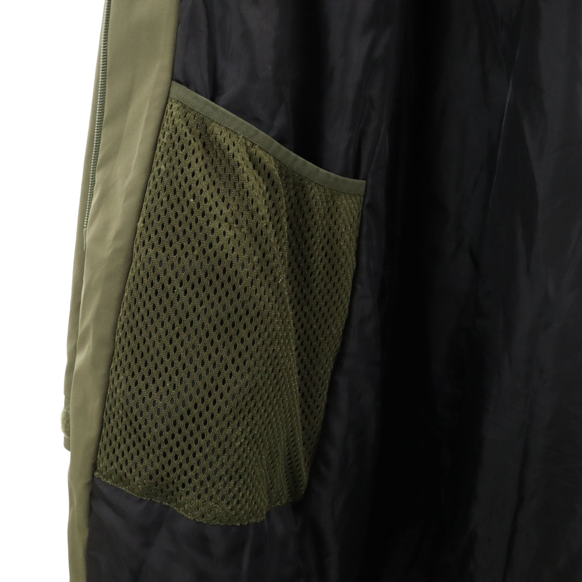 美品 AbuGarcia アブガルシア 中綿コート L オリーブ メンズ