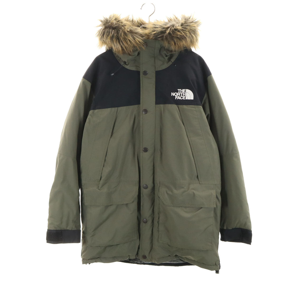 THE NORTH FACE ザノースフェイス ゴアテックス マウンテン ダウンコート L カーキ アウトドア ND91935 メンズ