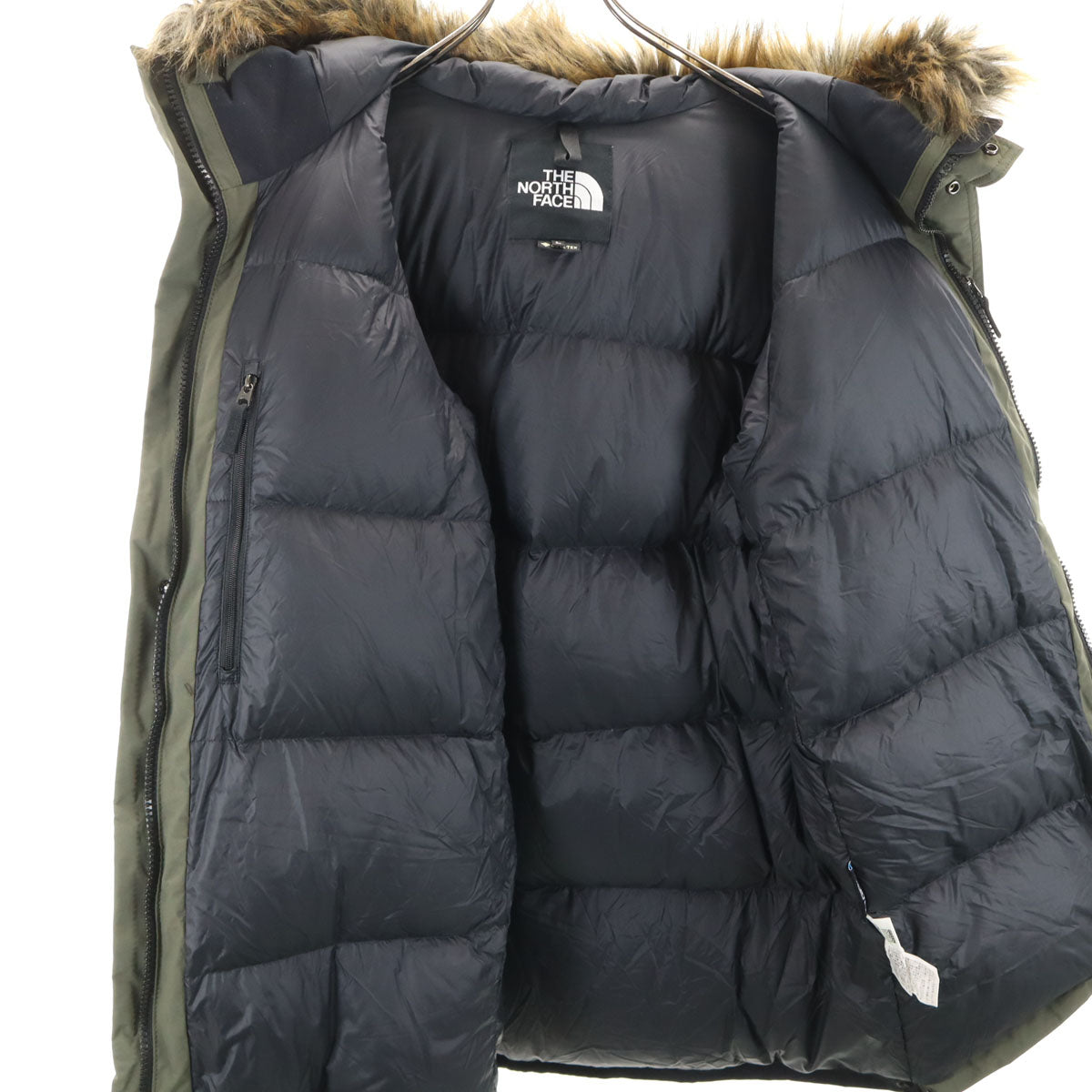 THE NORTH FACE ザノースフェイス ゴアテックス マウンテン ダウンコート L カーキ アウトドア ND91935 メンズ