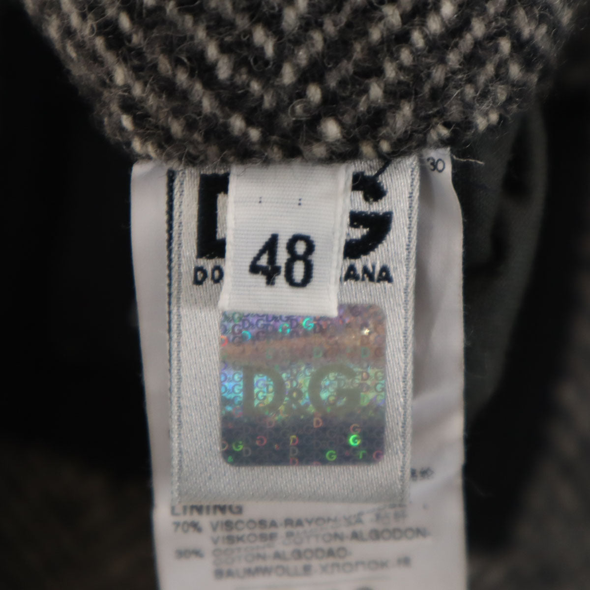 DOLCE&GABBANA ドルチェアンドガッバーナ トレンチコート 48 グレー メンズ