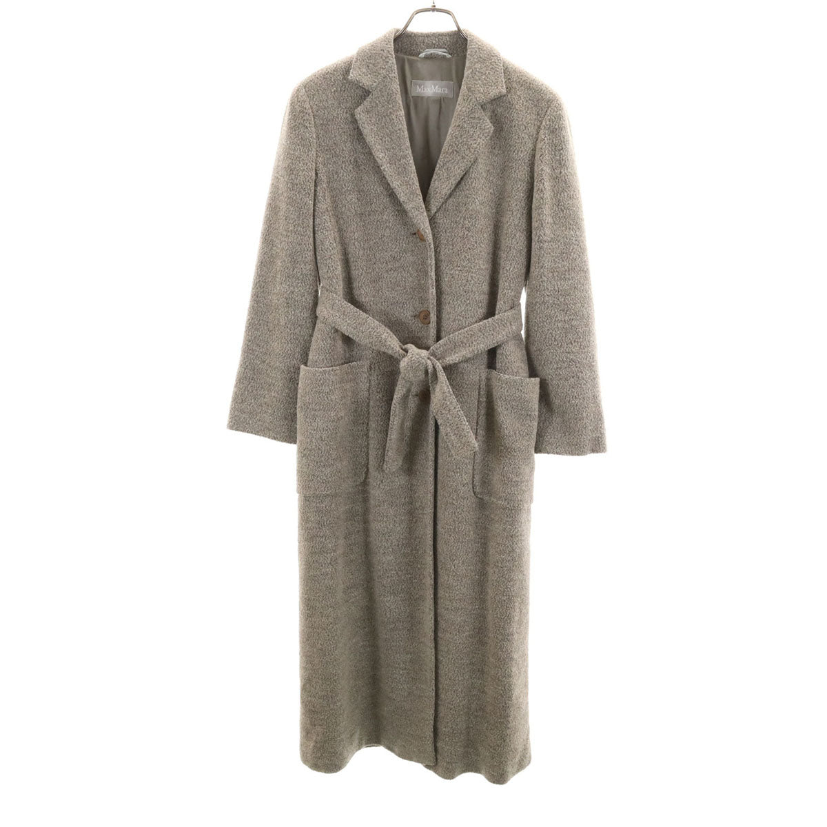 MAX MARA マックスマーラ イタリア製 コート 38 グレージュ レディース