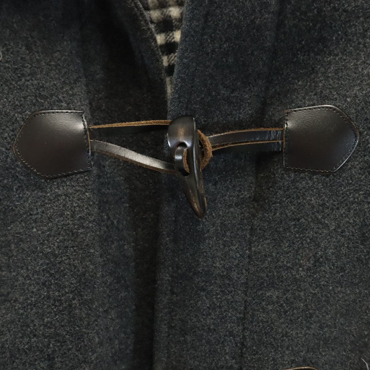 BURBERRY LONDON バーバリーロンドン メルトン ダッフルコート 140A チャコールグレー 三陽商会 キッズ