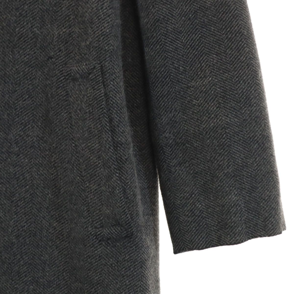 Burberrys OF LONDON BLUE LABEL系 バーバリーズ オブ ロンドン ブルーレーベル 90s オールド ウールコート 38 チャコールグレー レディース