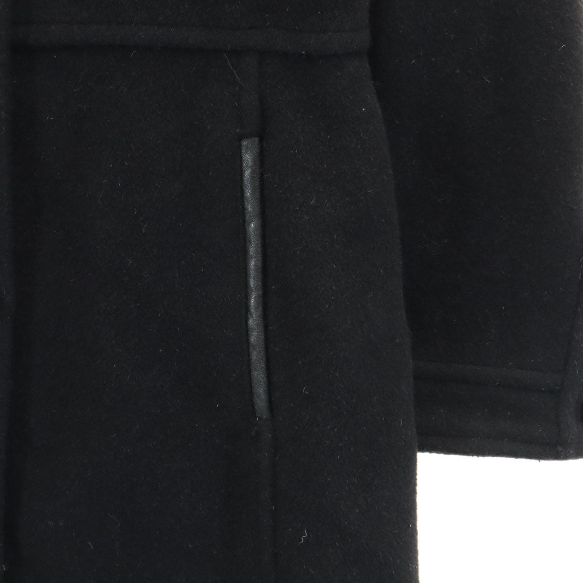 COACH コーチ メルトン ステンカラーコート XS ブラック レディース