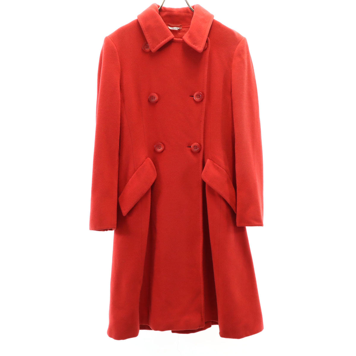 SPORTMAX スポーツマックス イタリア製 ウールブレンド ウールコート 38 レッド レディース