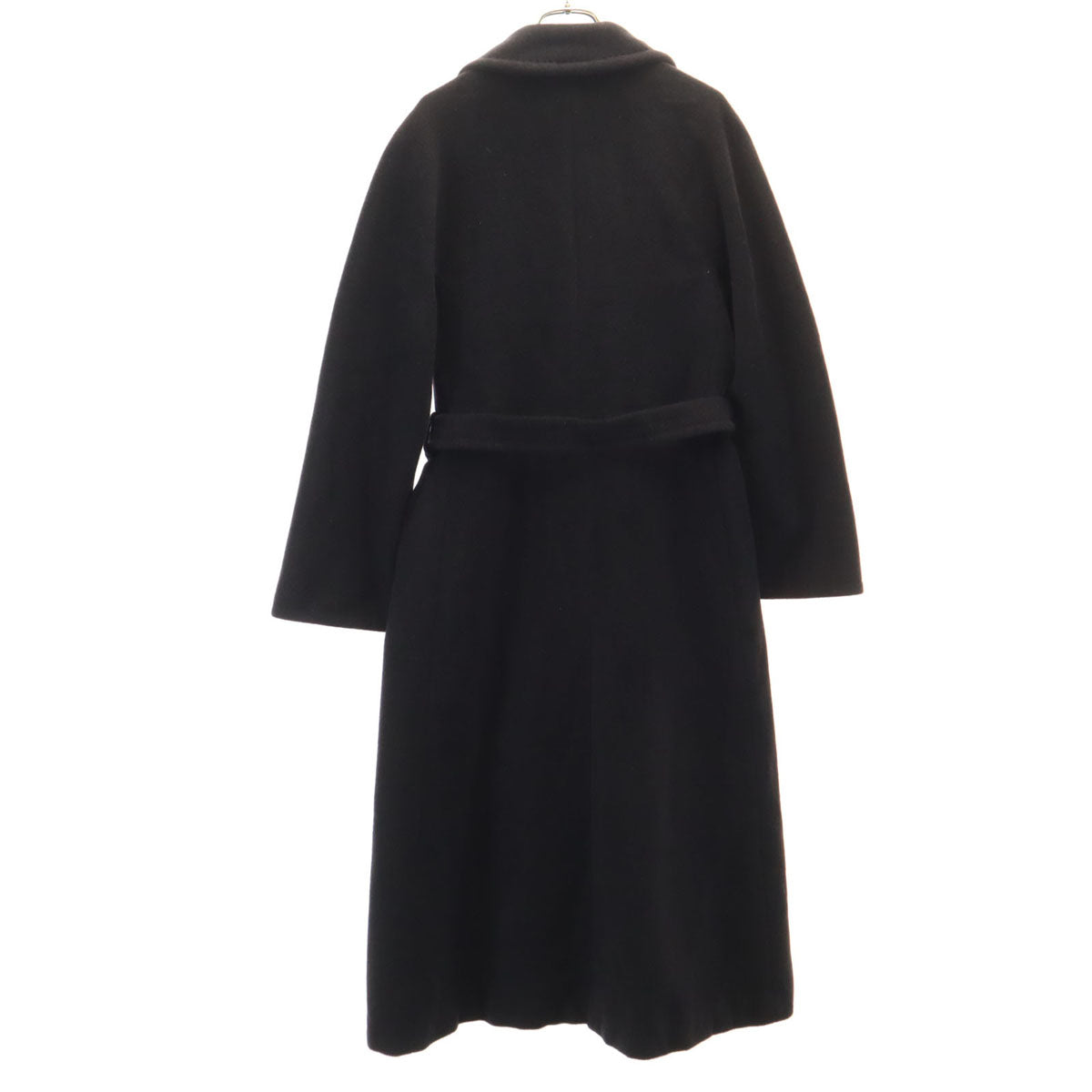 MAX MARA マックスマーラ イタリア製 ウールブレンド ウールコート 38 ブラック レディース