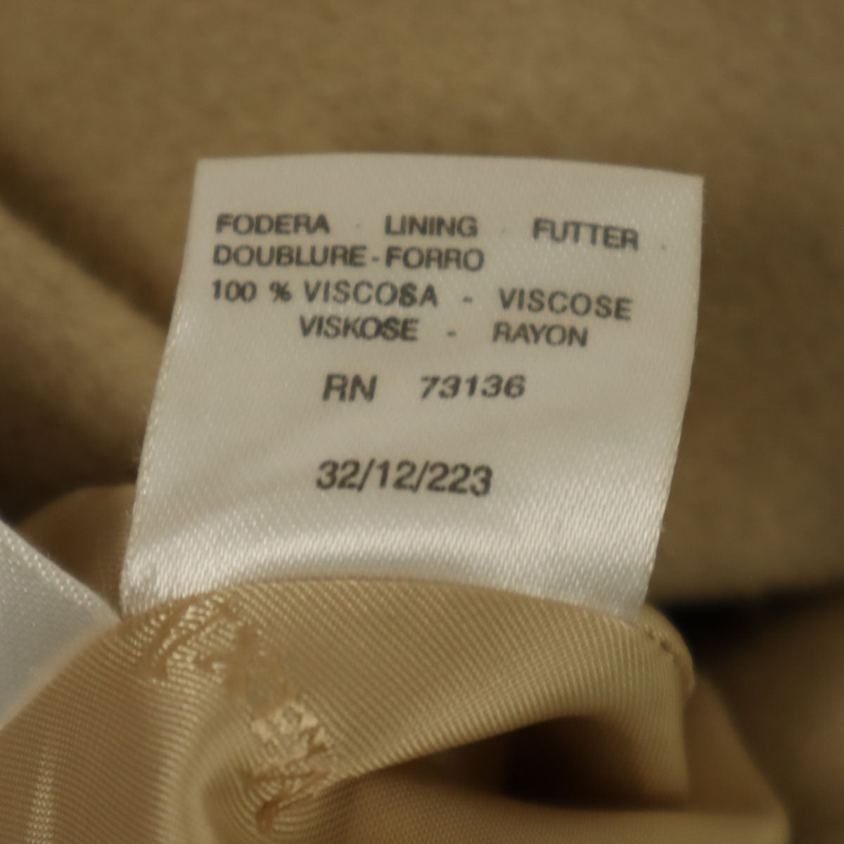 MAX MARA マックスマーラ イタリア製 ウールブレンド ウールコート 40 ベージュ レディース