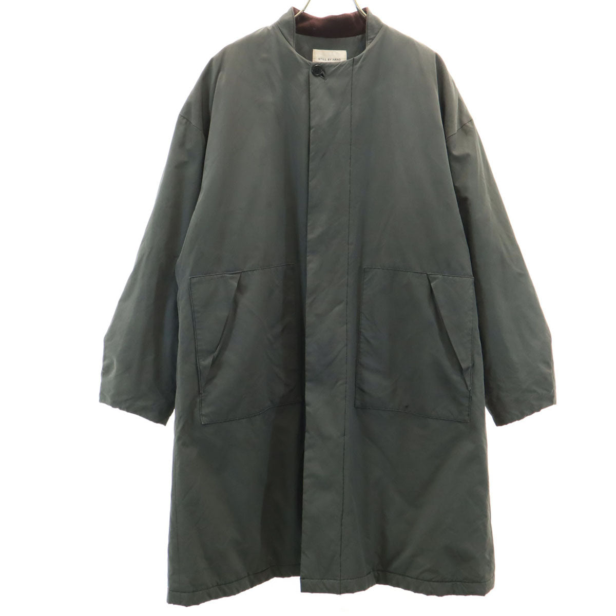 STILL BY HAND スティルバイハンド 日本製 中綿コート 4R カーキ メンズ