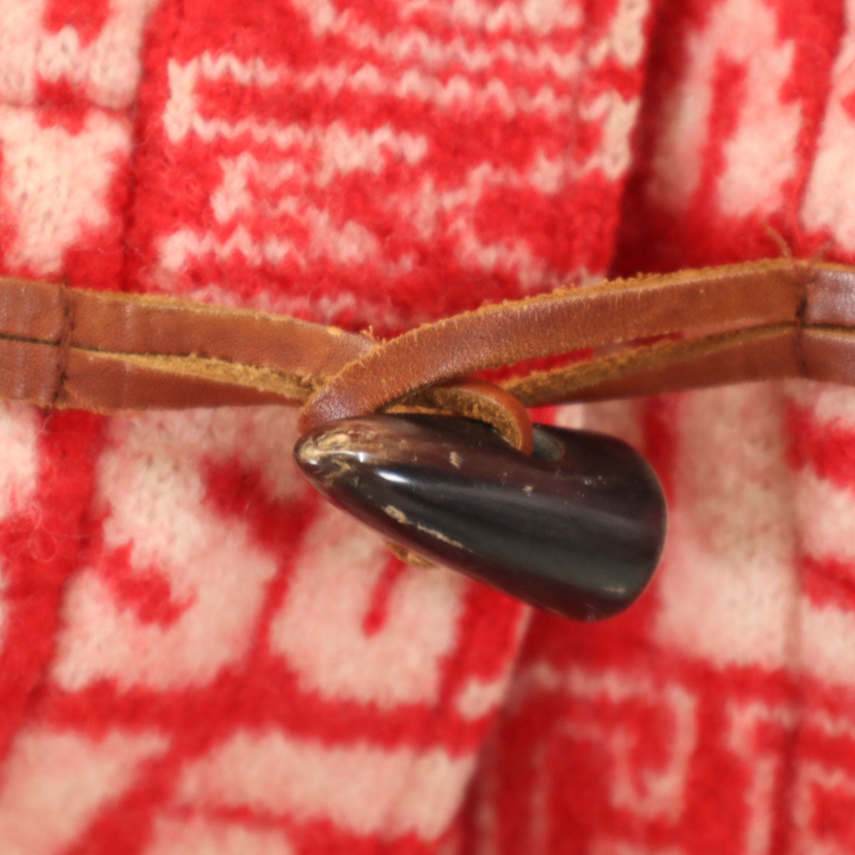 HYSTERIC GLAMOUR ヒステリックグラマー ウール 総柄 ダッフルコート 140 レッド キッズ