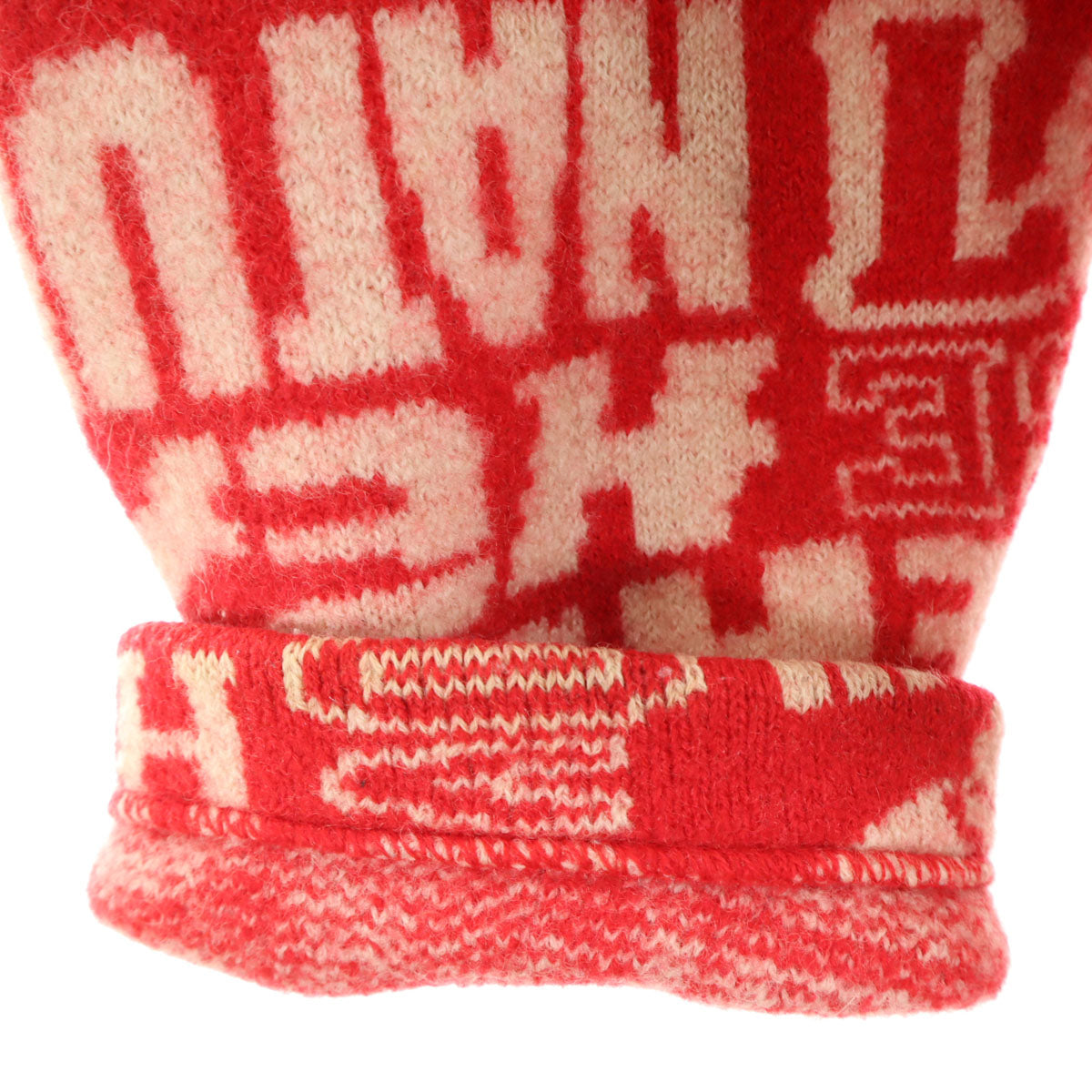 HYSTERIC GLAMOUR ヒステリックグラマー ウール 総柄 ダッフルコート 140 レッド キッズ