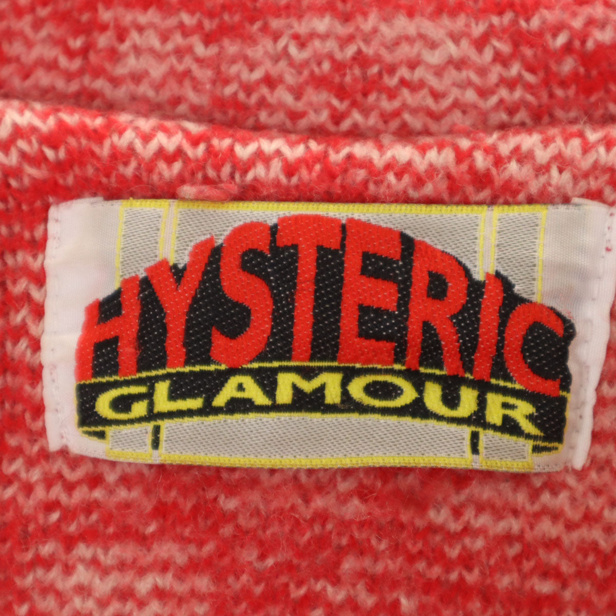 HYSTERIC GLAMOUR ヒステリックグラマー ウール 総柄 ダッフルコート 140 レッド キッズ
