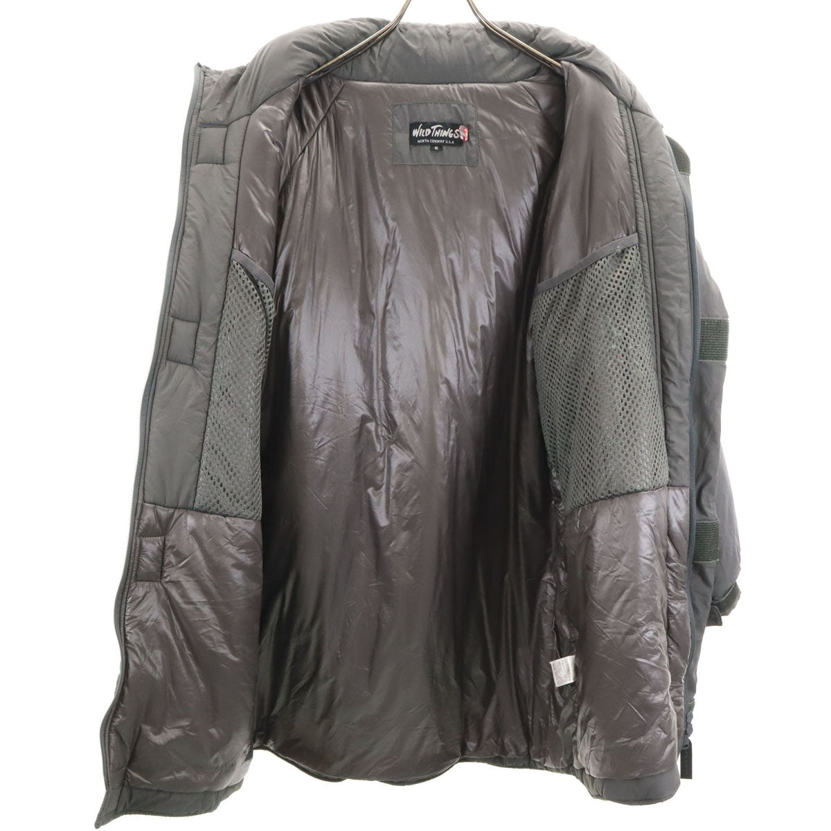 WILDTHINGS ワイルドシングス プリマロフト 中綿コート S グレー メンズ