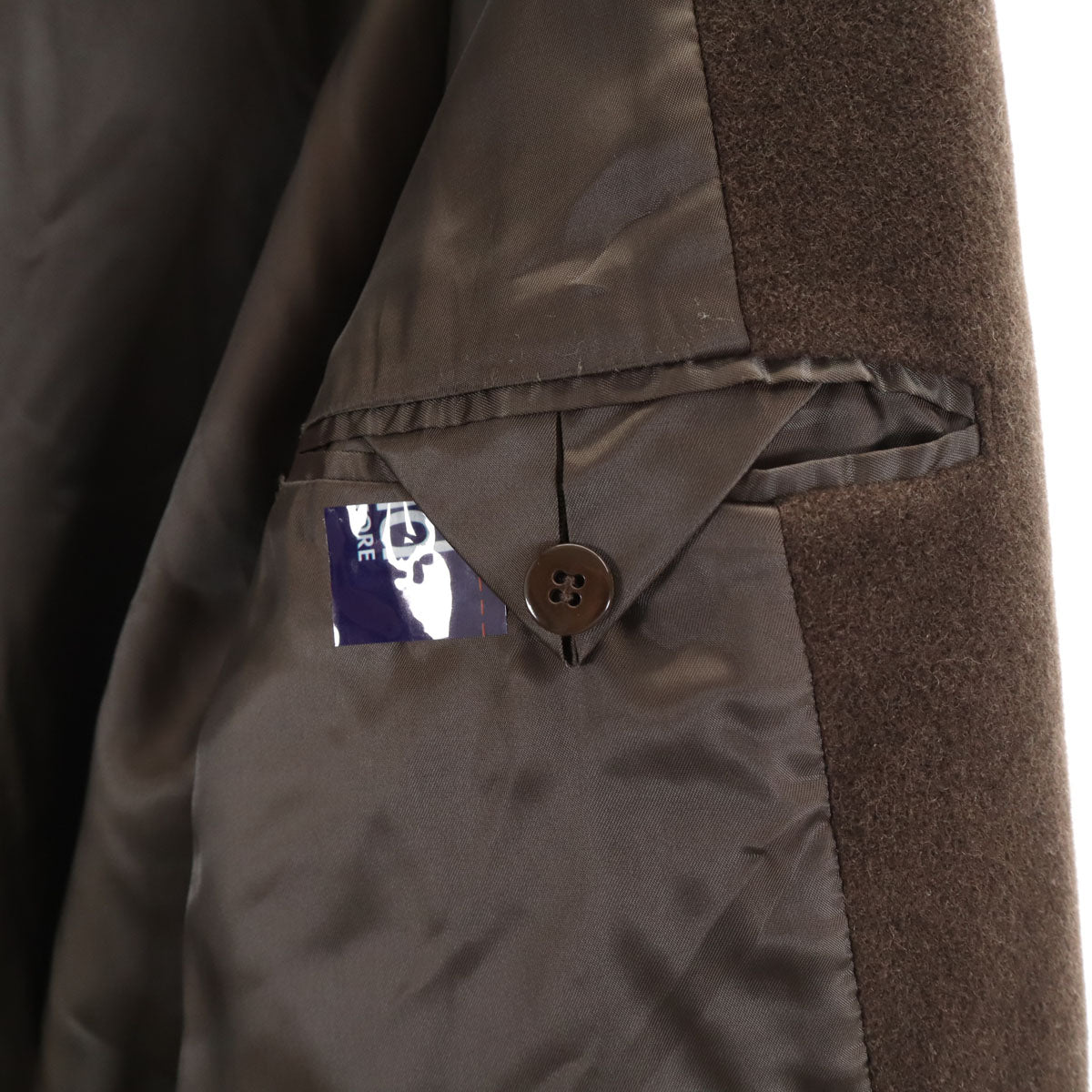 BURBERRY LONDON バーバリーロンドン 日本製 ウールブレンド コート M ブラウン 三陽商会 メンズ