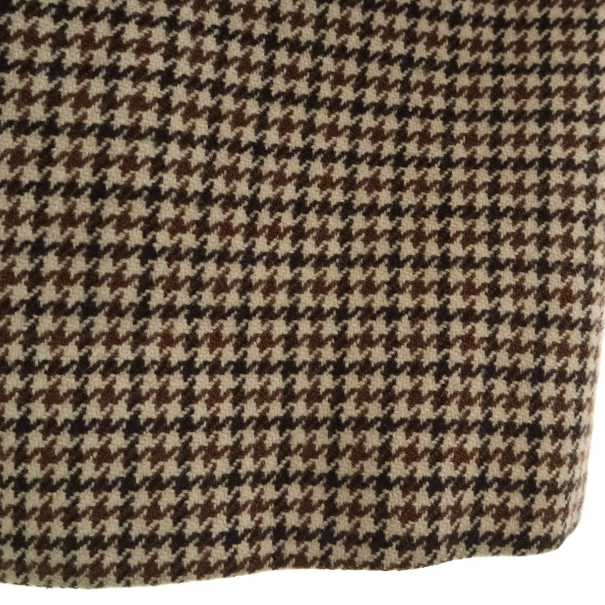 Burberrys バーバリーズ 90s カシミヤブレンド オールド ハウンドトゥース ステンカラーコート M ブラウン 千鳥柄 メンズ