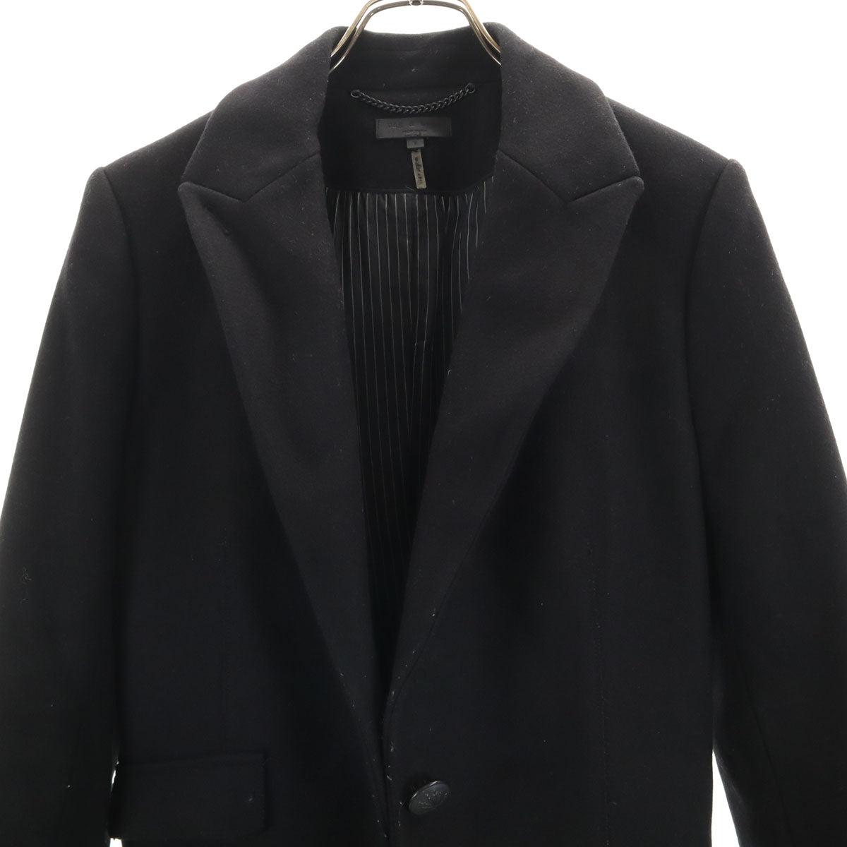 rag&bone NEW YORK ラグアンドボーン ニューヨーク ポルトガル製 ウールブレンド コート S ブラック レディース
