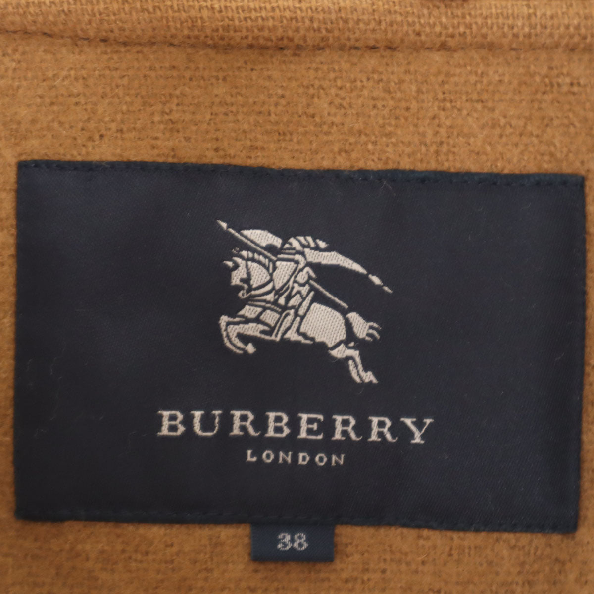 BURBERRY LONDON バーバリーロンドン 日本製 ダッフルコート 38 ベージュブラウン 三陽商会 レディース