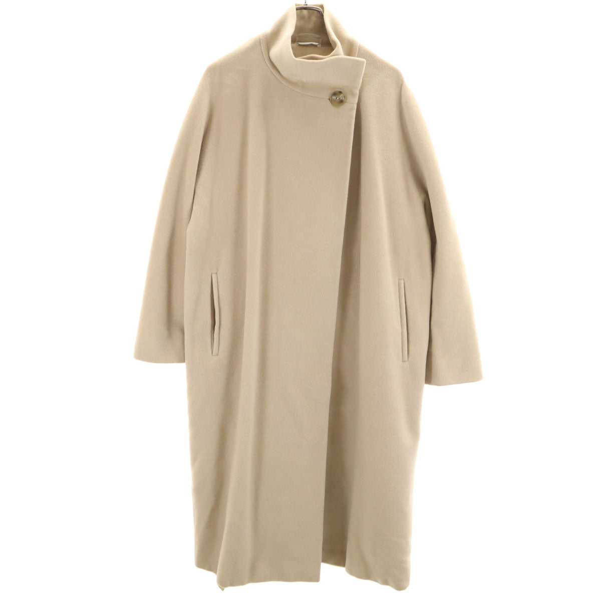 MAX MARA マックスマーラ イタリア製 ウールコート 42 グレージュ レディース