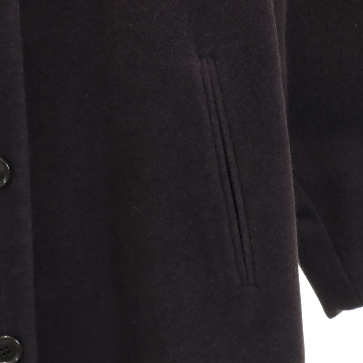 Calvin klein カルバンクライン アンゴラ ステンカラーコート 9 パープルブラウン レディース