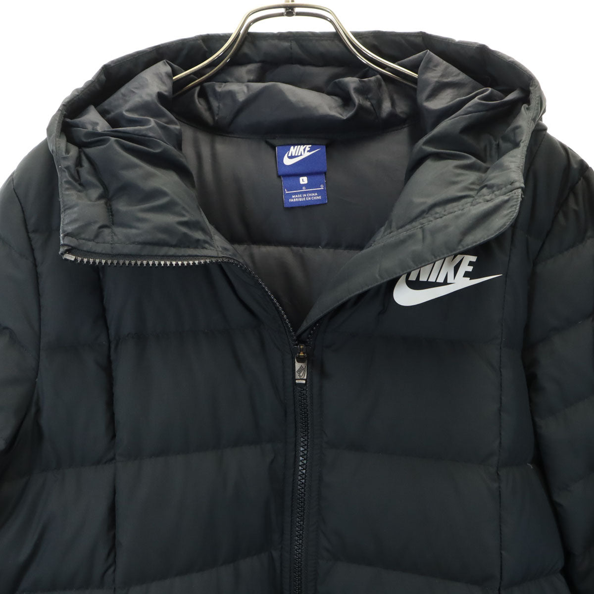NIKE ナイキ ハイブリッド ダウンコート L ブラック レディース