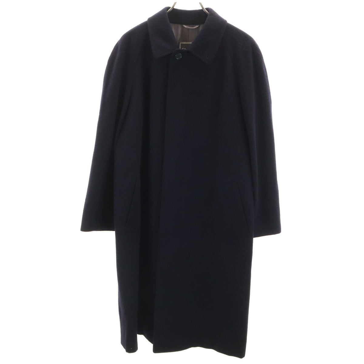 Christian Dior MONSIEUR クリスチャンディオール ムッシュ 90s カシミヤブレンド オールド ステンカラーコート S ネイビー メンズ