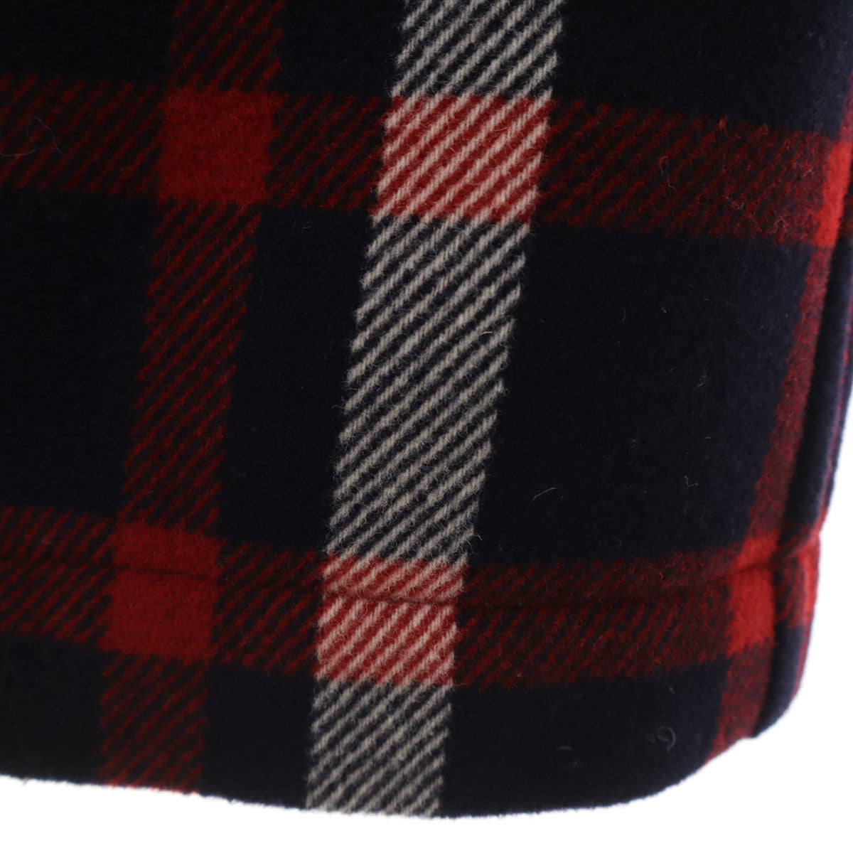 未使用 BURBERRY バーバリー チェック柄 ダッフルコート 38 ネイビー 中綿ライナー カバー付き レディース