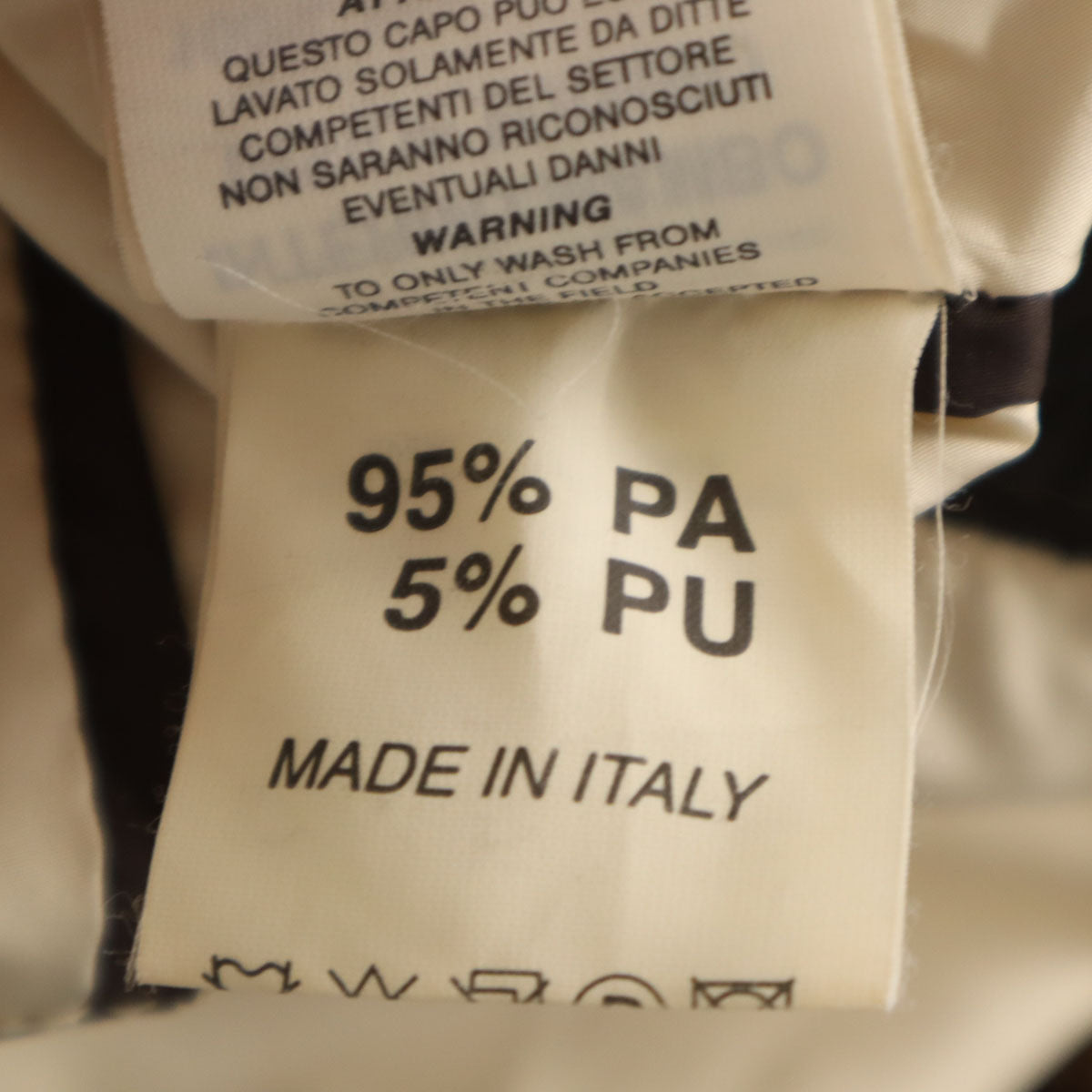 GIORGIO & MARIO イタリア製 リアルファー 中綿コート 42 ベージュ カバー付き レディース