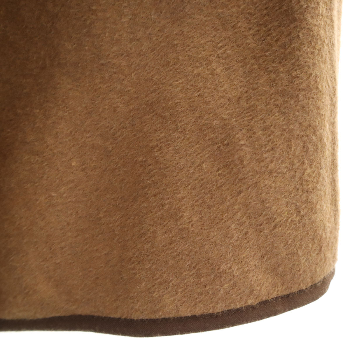 美品 AMERI UNDRESSED アメリ ウールブレンド ポンチョ F ブラウン リバーシブル レディース