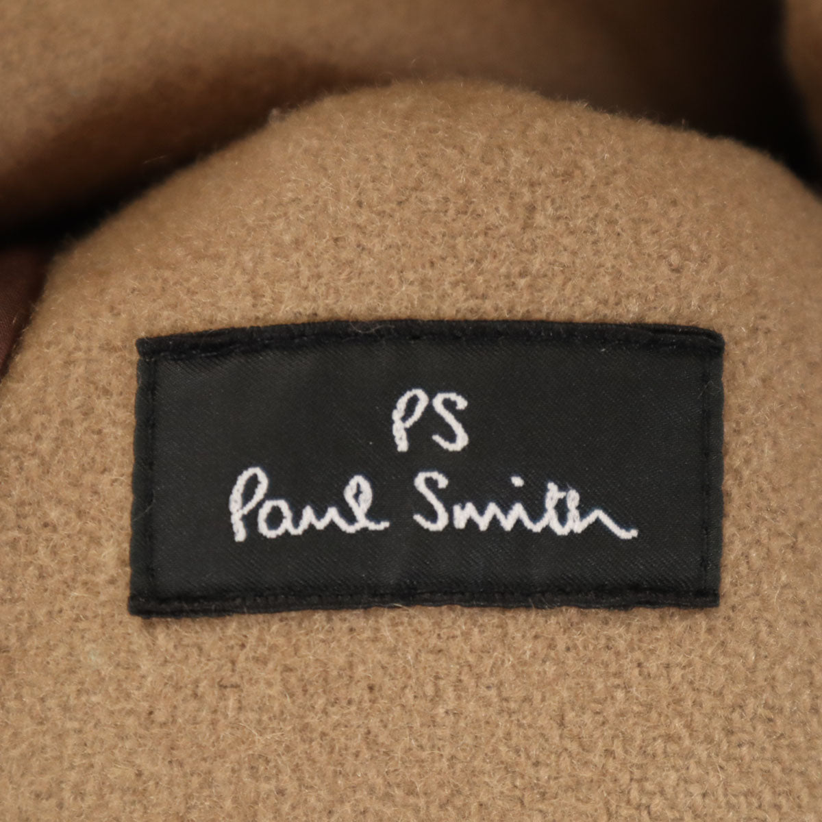 PS Paul Smith ピーエスポールスミス ウールブレンド ダッフルコート L ベージュ メンズ