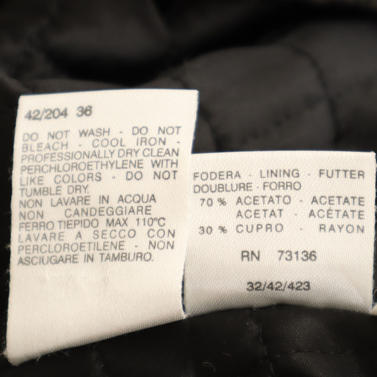 MAX MARA マックスマーラ イタリア製 ヘリンボーン ダブルブレスト ウールコート 36 グレージュ系 レディース