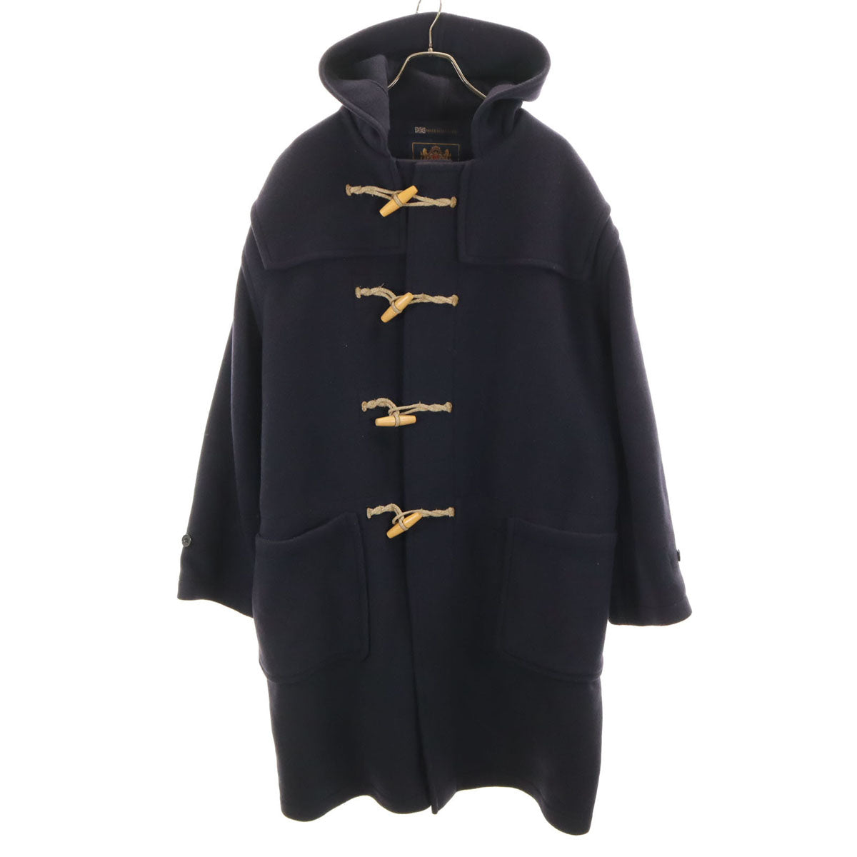 Gloverall グローバーオール 英国製 ウールブレンド ダッフルコート M ネイビー メンズ