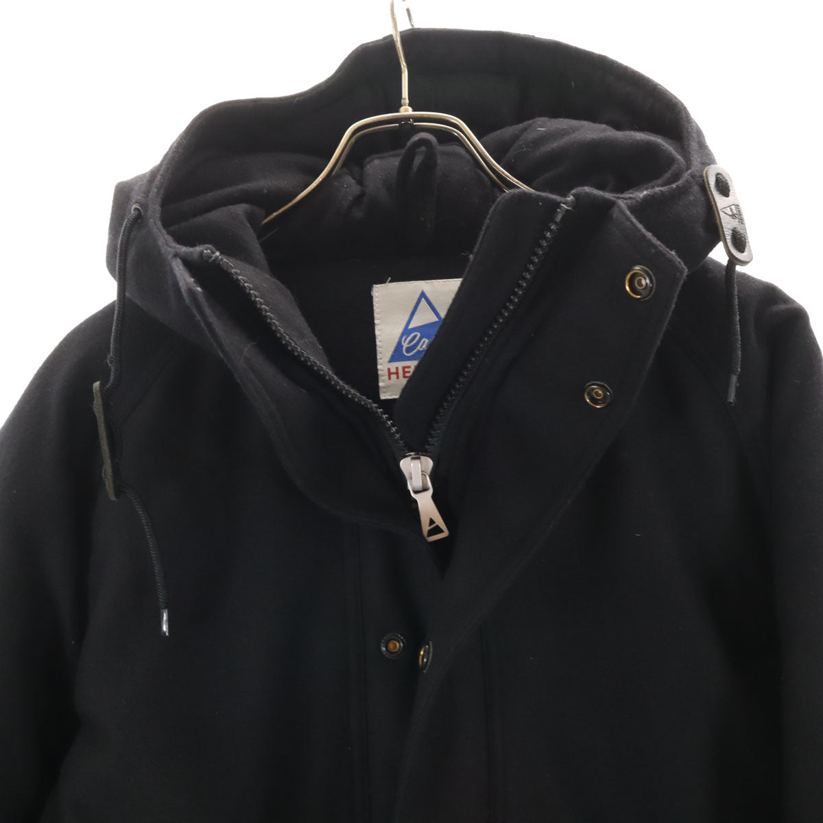 CAPE HEIGHTS ケープハイツ フーデッド ダウンコート M ブラック メンズ