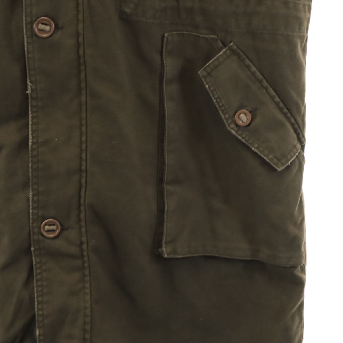 GAUDI ガウディ モッズコート L ブラウン 中綿ライナー ハンガー付き メンズ