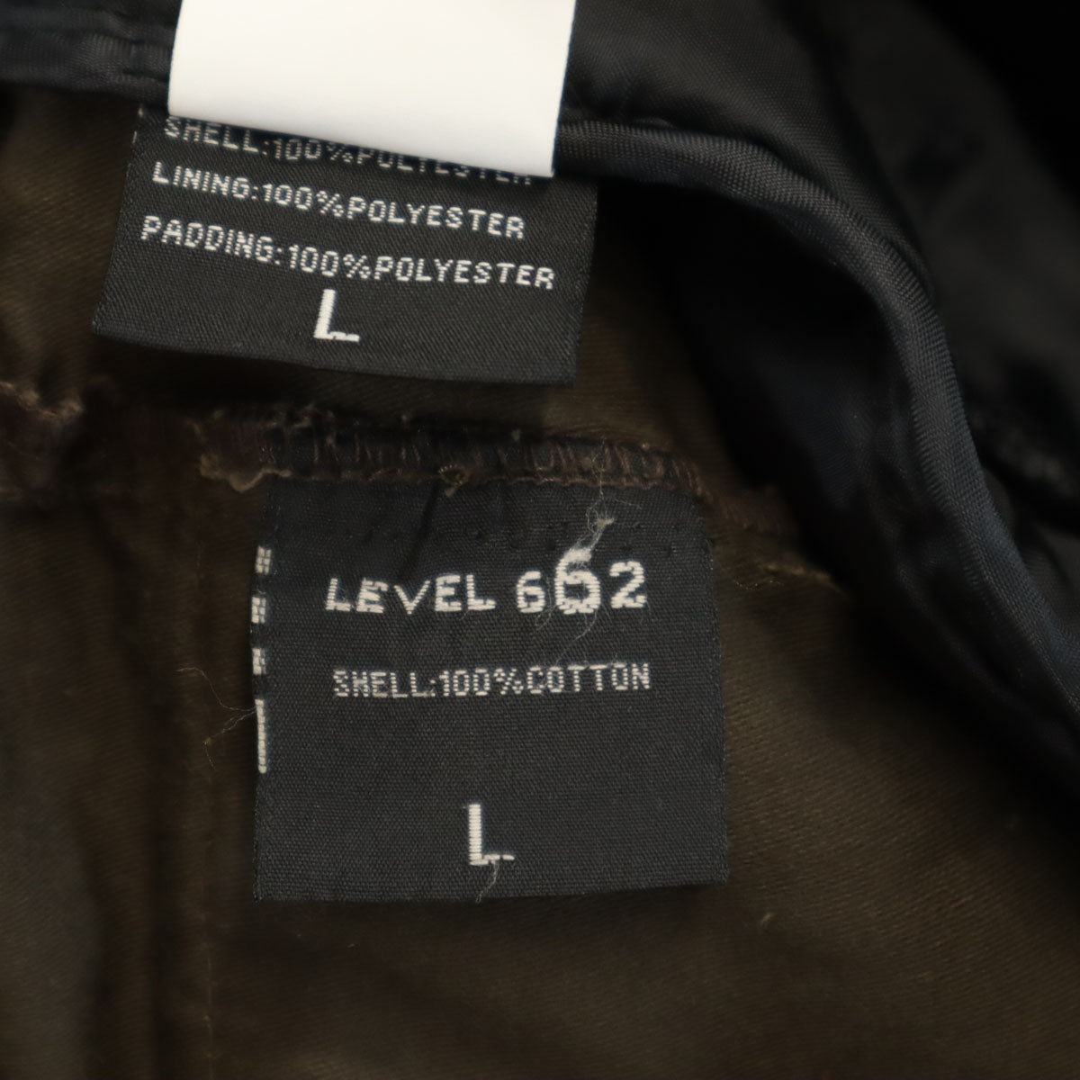 GAUDI ガウディ モッズコート L ブラウン 中綿ライナー ハンガー付き メンズ